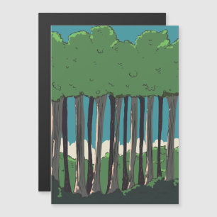 Japanese Forest trees