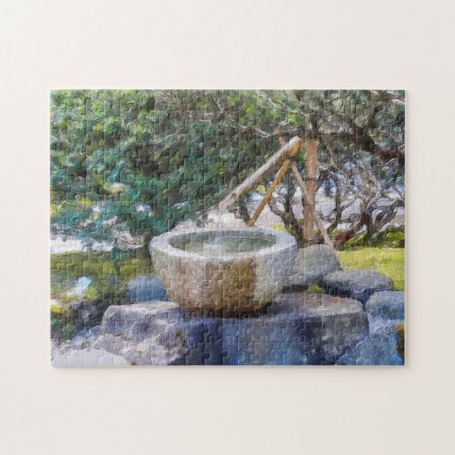Japanese Fountain Jigsaw Puzzle (Horizontal)
