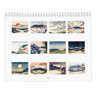 Japanese Four Seasons 2027 Calendar Mount Fuji &