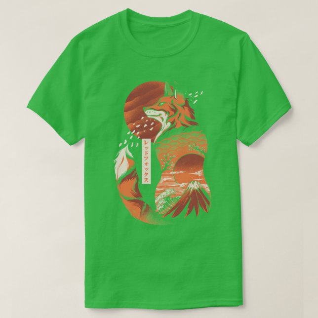 Japanese fox  T-Shirt (Design Front)