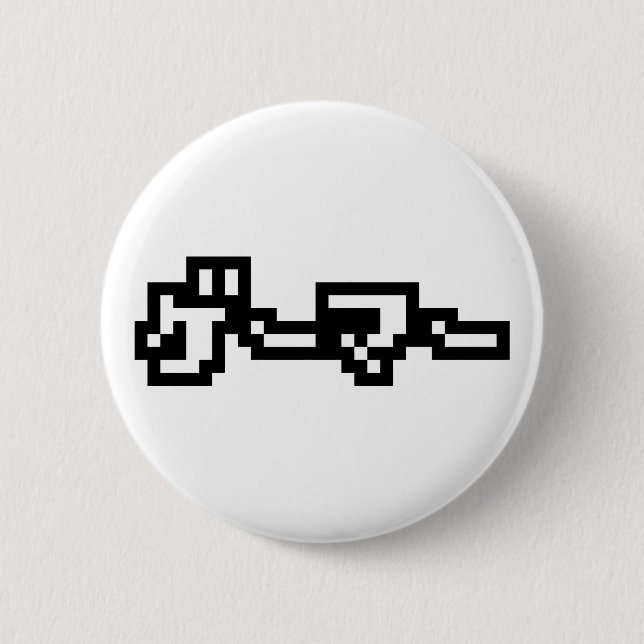 Japanese Gamer ゲーマー Japan Language Nihongo 2 Inch Round Button (Front)