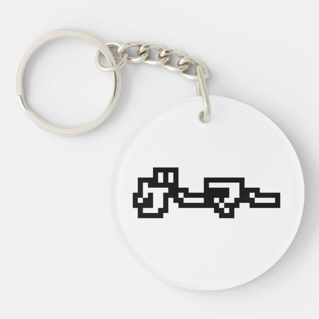 Japanese Gamer ゲーマー Japan Language Nihongo Keychain (Front)