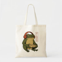 Japanese Gamer Frog Funny Vintage Gaming