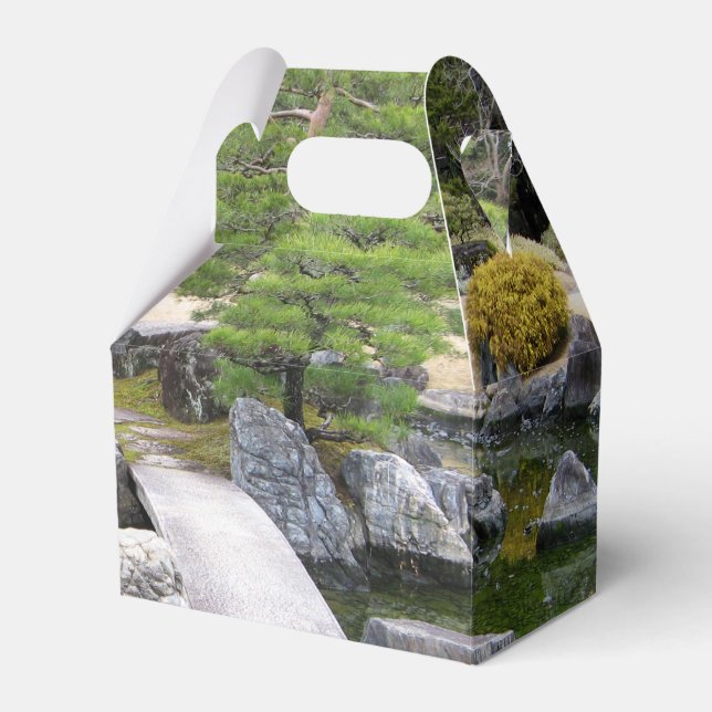 Japanese Garden 日本庭園 Favor Box (Front Side)