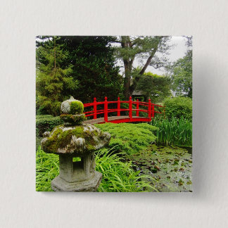 Japanese Garden 2 Inch Square Button