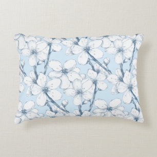 Japanese garden accent pillow