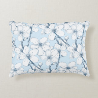 Japanese garden accent pillow