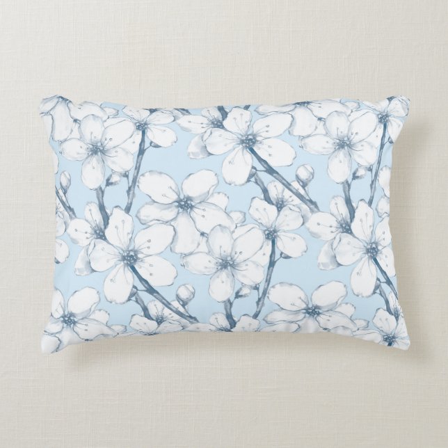 Japanese garden accent pillow (Front)