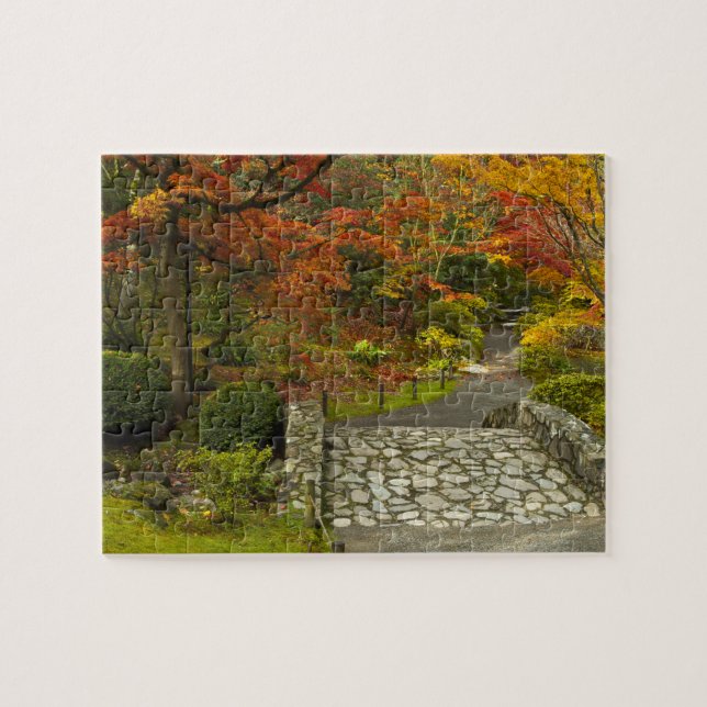 Japanese Garden Autumn puzzle (Horizontal)