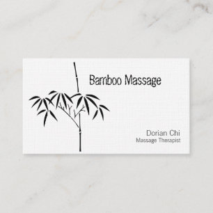 Japanese Garden Bamboo Business Card