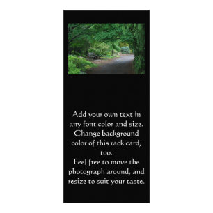 Japanese Garden Bench Rack card