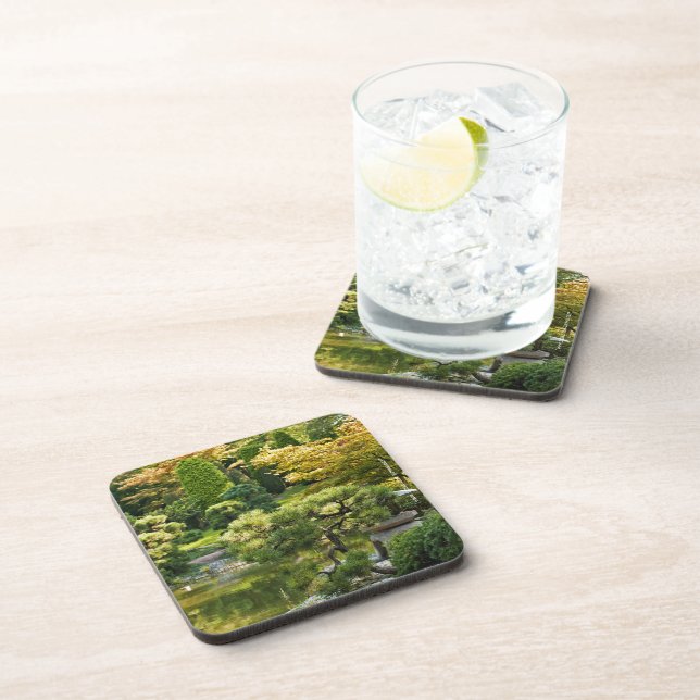 Japanese Garden Cork Coaster (Right Side)
