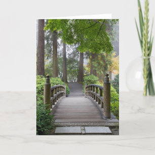 Japanese Garden Greeting Card