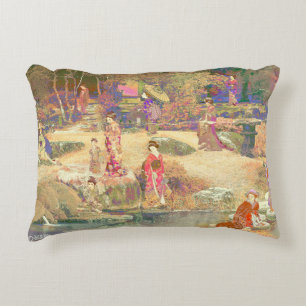 Japanese Garden II / Washed Edition Accent Pillow