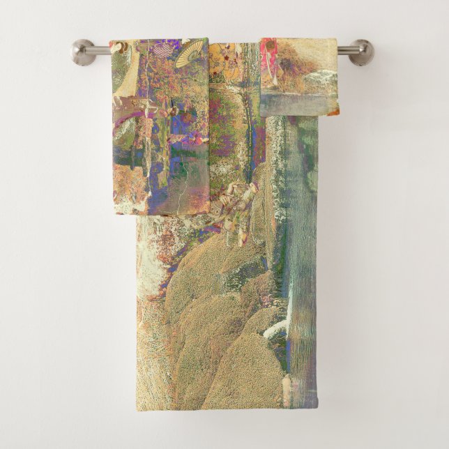 Japanese Garden II / Washed Edition Bath Towel Set (Insitu)