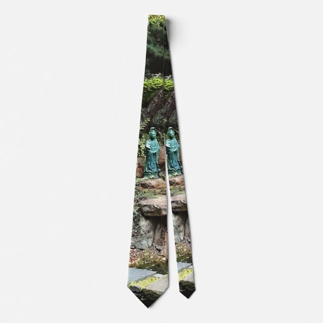 Japanese Garden in Autumn Tie (Front)
