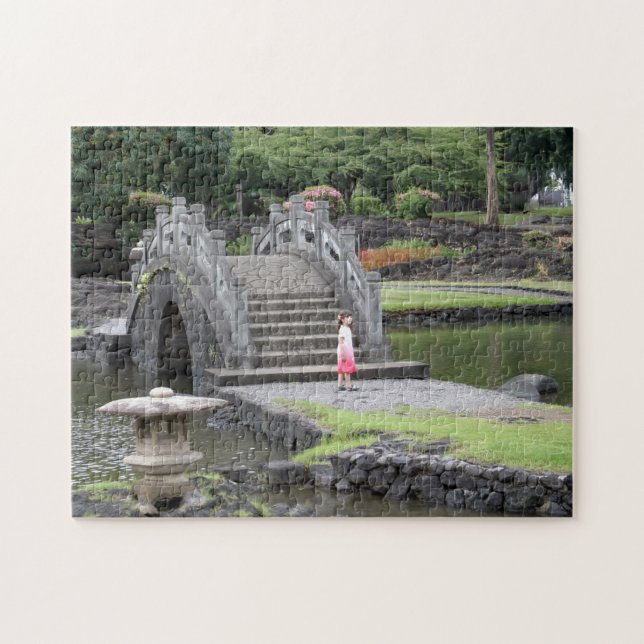 Japanese Garden in Hilo, Hawaii Jigsaw Puzzle (Horizontal)