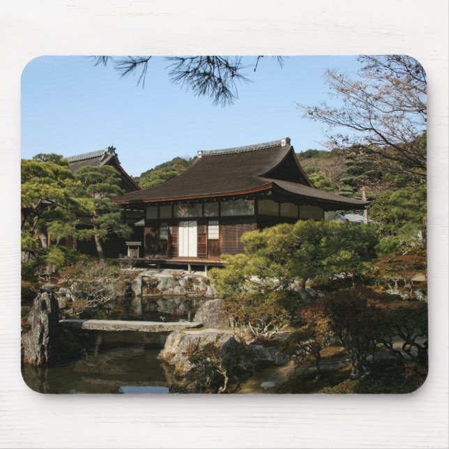 Japanese Garden in Kyoto - Beauty and Relaxation Mouse Pad (Front)