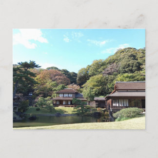 Japanese garden in Yokohama, Japan Postcard