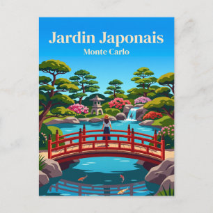 Japanese Garden (Jardin Japonais) Monaco Postcard