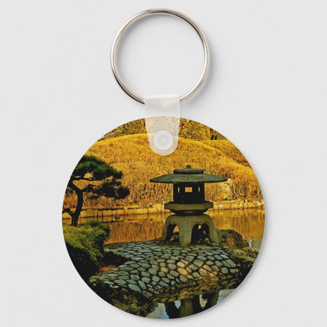 Japanese Garden Keychain (Front)