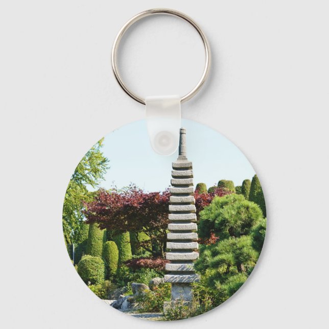 Japanese Garden Keychain (Front)
