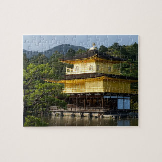 Japanese Garden, Kinkaku-ji Temple, Kyoto, Japan Jigsaw Puzzle