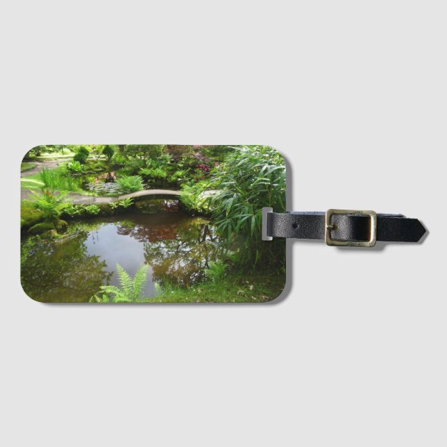 Japanese Garden Luggage Tag (Front Horizontal)