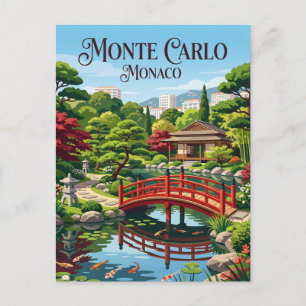 Japanese Garden Monaco Postcard