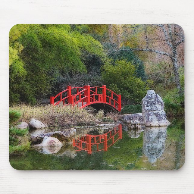 Japanese Garden Mouse Pad (Front)