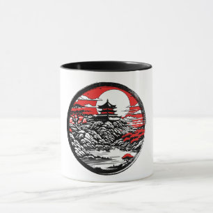 Japanese garden mug