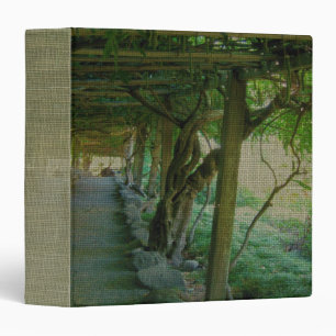 Japanese Garden Path/Arbor (Textured) 1.5" Binder
