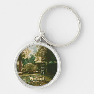 Japanese Garden, Portland, Oregon Souvenir Keychain