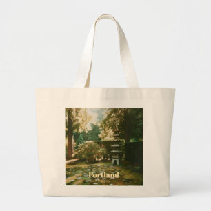 Japanese Garden, Portland, Oregon Souvenir Large Tote Bag