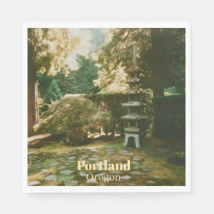 Japanese Garden, Portland, Oregon Souvenir Napkin