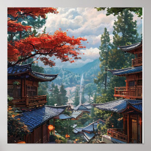 Japanese Garden Poster