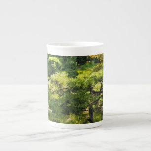 Japanese Garden - Traditional Aesthetic Bone China Mug