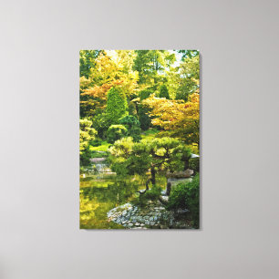 Japanese Garden - Traditional Aesthetic Canvas Print
