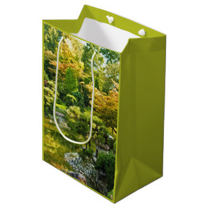 Japanese Garden - Traditional Aesthetic Medium Gift Bag