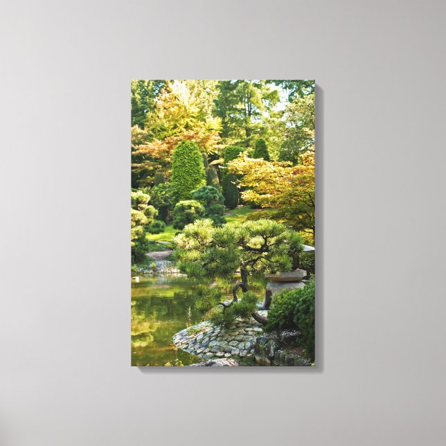 Japanese Garden Wrapped Canvas (Front)