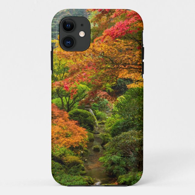 Japanese Gardens In Autumn In Portland, Oregon 2 Case-Mate iPhone Case (Back)