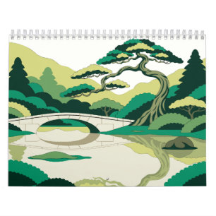Japanese Gardens Through the Seasons Calendar