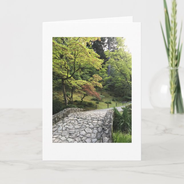 Japanese Gardens, Washington cartes blanches (Devant)