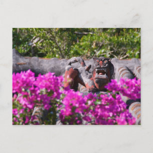 Japanese gargoyle postcard