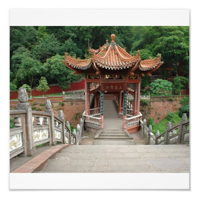 Japanese Gate Bridge Photo Print (Front)