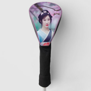 Japanese Geisha  AI Created Photo Realistic Style Golf Head Cover