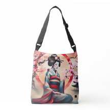 JAPANESE GEISHA BEAUTY WOMAN CHERRY BLOSSOMS