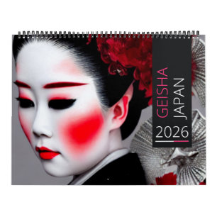 Japanese Geisha Calendar