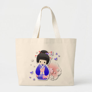 Japanese Geisha Doll - Blue Series Bag