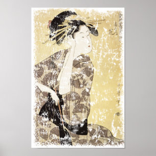 Japanese Geisha Poster